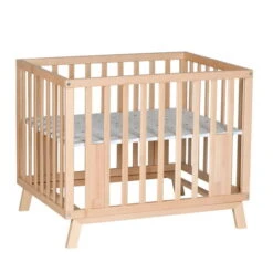 Schardt Laufgitter Holly Buche Massiv Natur 75x100 Cm, Mit Folie Sternchen Grau -Roba || Pinolino || Träumeland Verkäufe 02 050 00 01 077 laufgitter holly natur sternchen grau hoch 1