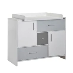 Schardt Candy Grey Wickelkommode Weiß/seidengrau/platingrau - Inkl. Wickelaufsatz -Roba || Pinolino || Träumeland Verkäufe 05 850 24 00 candy grey wickelkommode 5