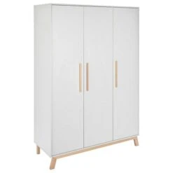 Schardt Venice Grey Kleiderschrank 3T Dekor Seidengrau / Massivholz Buche Geölt