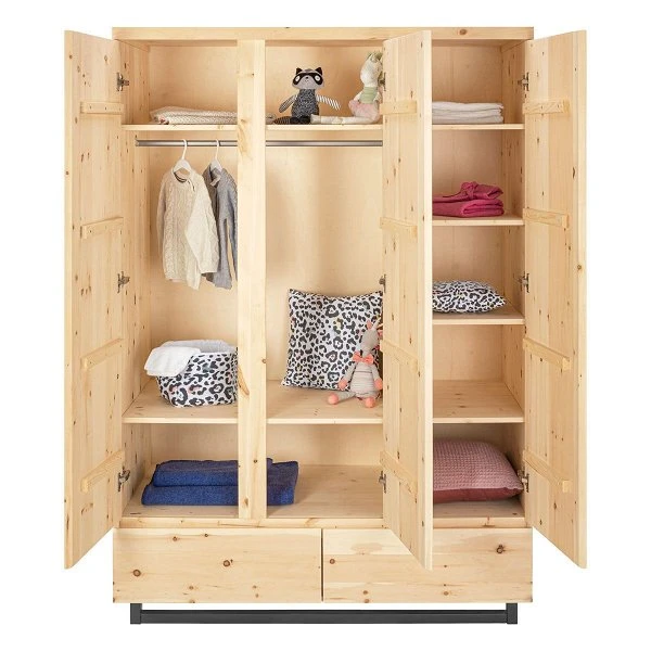 Schardt Zirbenholz Kleiderschrank Zirbe Massivholz 2 Schardt Zirbenholz Kleiderschrank Zirbe Massivholz – Bild 2