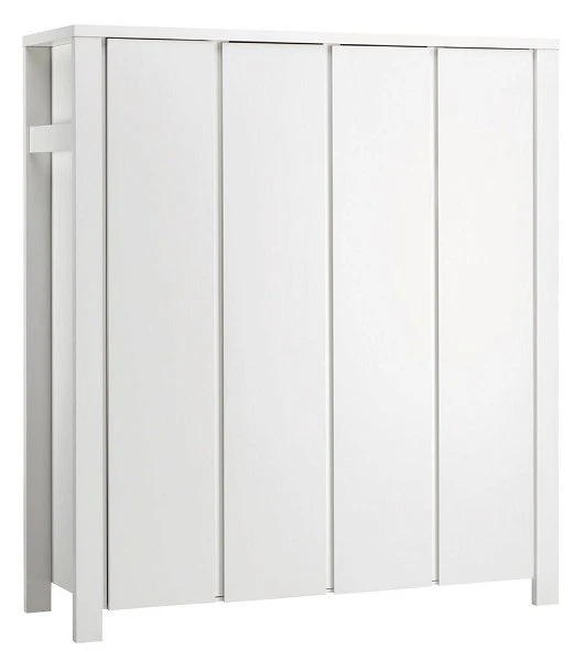 Schardt Milano Weiß Kleiderschrank 4 Türen Dekor Weiß/MDF Weiß 1 Schardt Milano Weiß Kleiderschrank 4 Türen Dekor Weiß/MDF Weiß