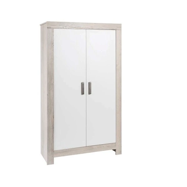 Schardt Nordic Halifax Kleiderschrank 2 Türen Weiß/Halifax Eiche 1 Schardt Nordic Halifax Kleiderschrank 2 Türen Weiß/Halifax Eiche