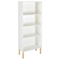 Schardt Melody White Standregal Dekor Weiß / Massivholz Buche Geölt