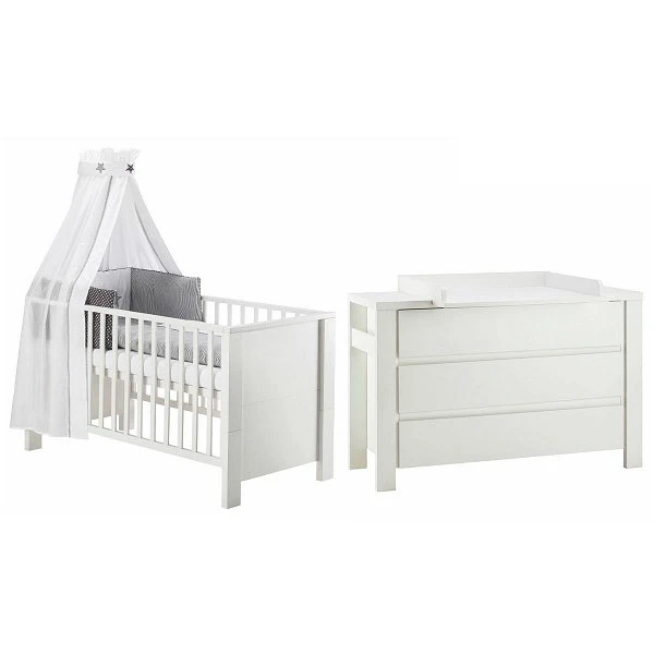 Schardt Milano Weiß Sparset Inkl. Umbauseiten Kinderbett Und Breite Wickelkommode 1 Schardt Milano Weiß Sparset Inkl. Umbauseiten Kinderbett Und Breite Wickelkommode