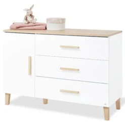 Pinolino Lumi Kinderzimmer Extrabreit - 2T Weiß/Eiche Dekor Mit Echtholzstruktur -Roba || Pinolino || Träumeland Verkäufe 100032x 09