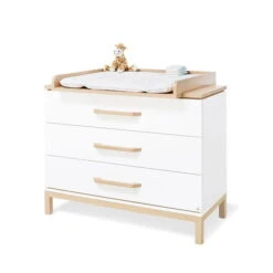 Pinolino Light Kinderzimmer Breit Groß - 3T Weiß/Kiefer Massiv - NEU 2021 -Roba || Pinolino || Träumeland Verkäufe 100061bg 04 gr