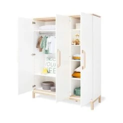 Pinolino Light Kinderzimmer Breit Groß - 3T Weiß/Kiefer Massiv - NEU 2021 -Roba || Pinolino || Träumeland Verkäufe 100061bg 07 gr