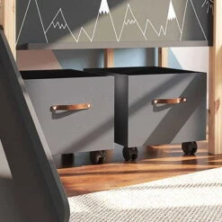 Nature Kid Cory Kinderzimmer Anthrazit 8-teilig Mit Hausbett 90 X 200 Cm, Dach & Schreibtisch -Roba || Pinolino || Träumeland Verkäufe 100131 catania bett anthrazit ambiente blau2 2k 1 1