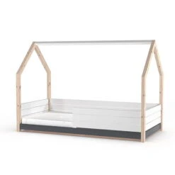 Nature Kid Pepe Hausbett Natur/weiß 90 X 200 Cm