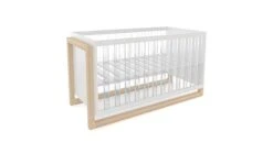 Nature Kid Babyzimmer Set Lisa Acryl 2-türig 4-teilig -Roba || Pinolino || Träumeland Verkäufe 100256 babybett acryl lisa whiteroom02 1