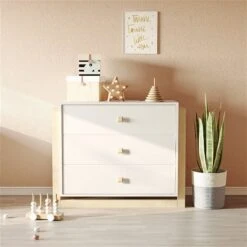 Nature Kid Lisa Kommode Natur / Weiß -Roba || Pinolino || Träumeland Verkäufe 100259 kommode lisa ambiente 1 1 1