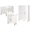 Roba Mick Kinderzimmer Bett, Wickelkommode, Kleiderschrank