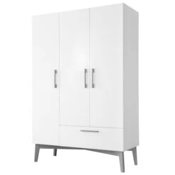 Roba Mika Kinderzimmer 3T Weiß Bett, Wickelkommode, Schrank -Roba || Pinolino || Träumeland Verkäufe 1012829 kinderzimmerset 04 f