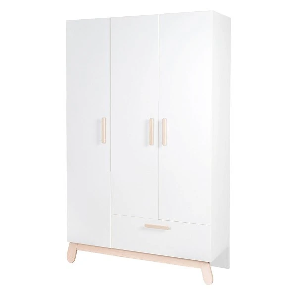 Roba Clara Kleiderschrank 3T Weiß 1 Roba Clara Kleiderschrank 3T Weiß
