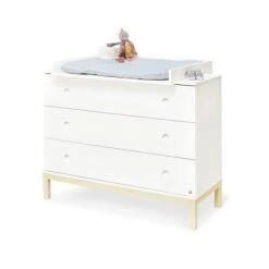 Pinolino Skadi Wickelkommode Breit 3 Schubkästen - Toppreis