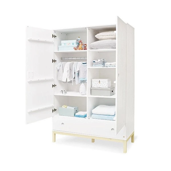 Pinolino Skadi Kleiderschrank Kiefer Massiv - Zum Toppreis 2 Pinolino Skadi Kleiderschrank Kiefer Massiv - Zum Toppreis – Bild 2