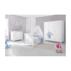 Pinolino Smilla Kinderzimmer Breit Groß Massivholz - 3 Teile