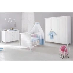 Pinolino Smilla Kinderzimmer Extrabreit Groß Massivholz - 3 Teile
