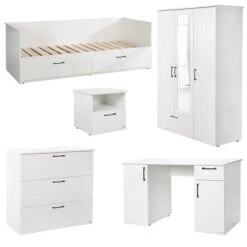 Roba Sylt Jugendzimmer 5-teilig Weiß