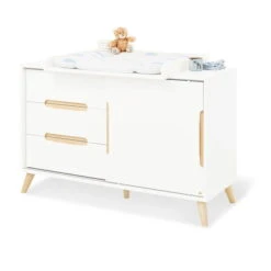 Pinolino Move Kinderzimmer Extrabreit Groß Inkl. Wandregal Weiß/Ahorn Klar Lackiert -Roba || Pinolino || Träumeland Verkäufe 103419xg 04 5