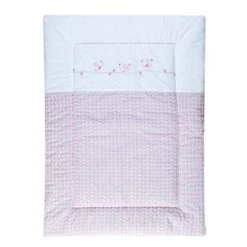Schardt Krabbeldecke Lovely Birds Rosa 100x135 Cm Mit Stickerei