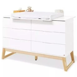 Pinolino Bridge Kinderzimmer Extrabreit Groß - 3T Weiß/Esche Klar Lackiert -Roba || Pinolino || Träumeland Verkäufe 133466x 01 1 1