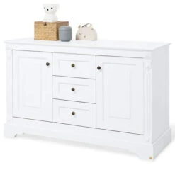 Pinolino Emilia Kinderzimmer Extrabreit Groß 3T Inkl. Wandregal Edelmatt Weiß -Roba || Pinolino || Träumeland Verkäufe 133467x 01 1