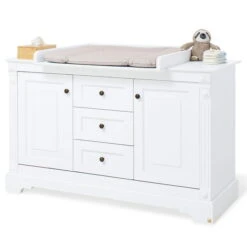 Pinolino Emilia Kinderzimmer Extrabreit Groß 3T Inkl. Wandregal Edelmatt Weiß -Roba || Pinolino || Träumeland Verkäufe 133467x 5 1