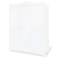 Pinolino Florentina Kleiderschrank Groß 3-türig Dekor Weiß - Zum Toppreis