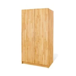 Pinolino Natura Kleiderschrank 2 Türen Buche Massiv, Geölt - Toppreis