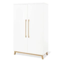 Pinolino Riva Kinderzimmer Extrabreit 2türig Inkl. Wandregal Edelmatt Weiß/Esche Klar Lackiert -Roba || Pinolino || Träumeland Verkäufe 143415 1