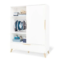 Pinolino Move Kinderzimmer Extrabreit Groß Inkl. Wandregal Weiß/Ahorn Klar Lackiert -Roba || Pinolino || Träumeland Verkäufe 143419g 06 2 1 1