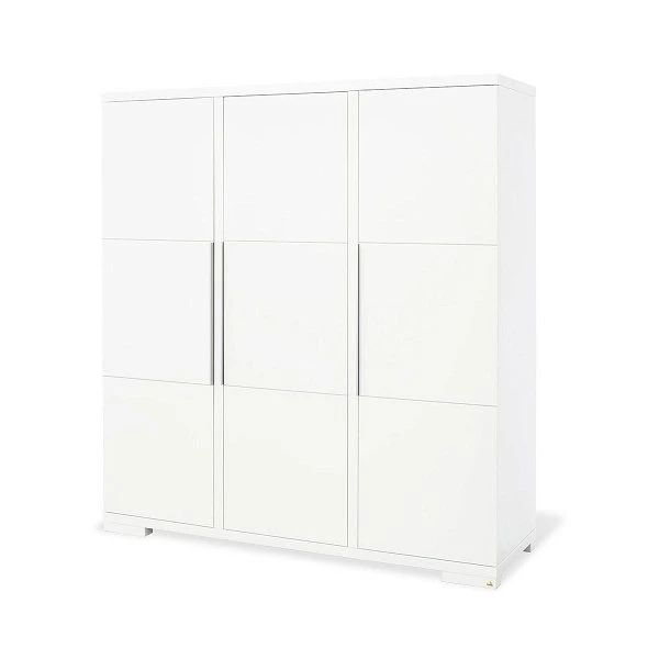 Pinolino Polar Kleiderschrank Groß 3 Türen MDF Weiß Edelmatt | Aktionspreis 1 Pinolino Polar Kleiderschrank Groß 3 Türen MDF Weiß Edelmatt | Aktionspreis