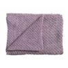 Schardt Strickdecke Lila 75x100 Cm Tagesdecke - 100% Baumwolle