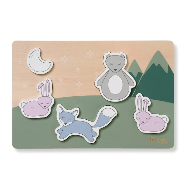 Hauck Puzzle N Fit Holzpuzzle Forest 1 Hauck Puzzle N Fit Holzpuzzle Forest