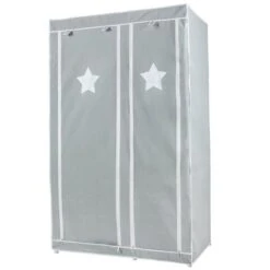 Roba Little Stars Textil-Kleiderschrank XL Steckbarer Stoffschrank