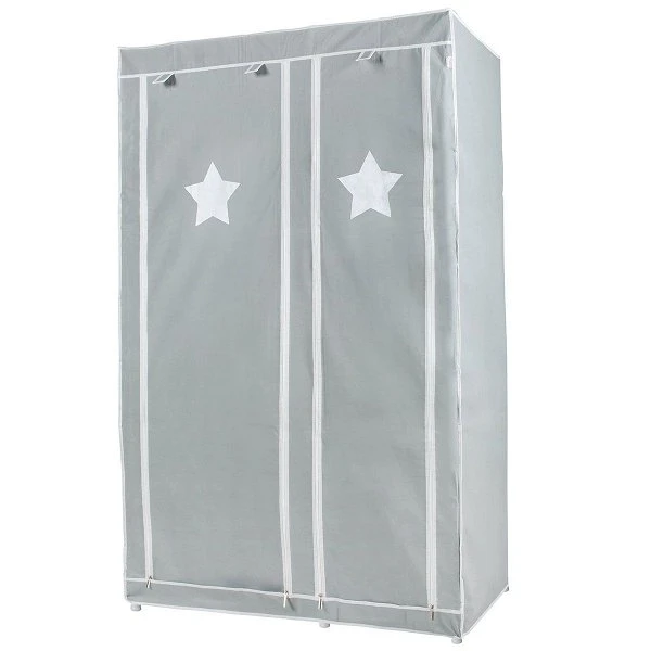 Roba Little Stars Textil-Kleiderschrank XL Steckbarer Stoffschrank 1 Roba Little Stars Textil-Kleiderschrank XL Steckbarer Stoffschrank