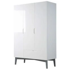 Roba Retro 2 Kinderzimmer 3T Bett, Wickelkommode, Schrank -Roba || Pinolino || Träumeland Verkäufe 1631807 retro2 kleiderschrank f 01