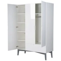 Roba Retro 2 Kinderzimmer 3T Bett, Wickelkommode, Schrank -Roba || Pinolino || Träumeland Verkäufe 1631807 retro2 kleiderschrank f 02