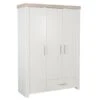 Roba Lucy Kleiderschrank 3 Türen Weiß / Luna Elm