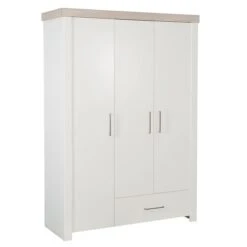 Roba Lucy Kleiderschrank 3 Türen Weiß / Luna Elm
