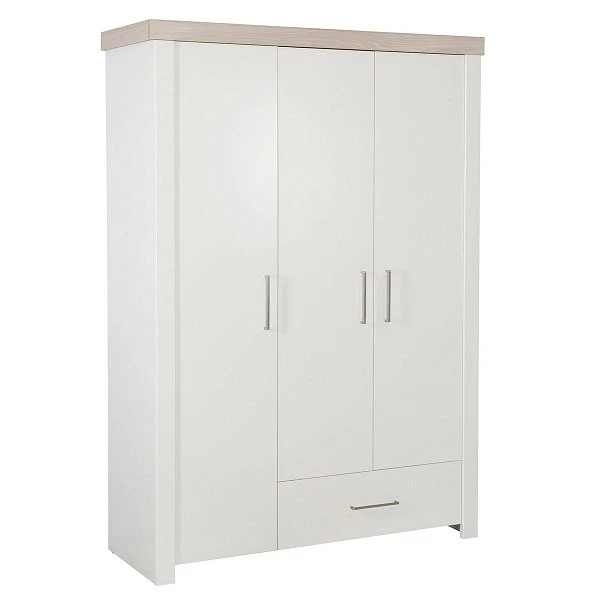 Roba Lucy Kleiderschrank 3 Türen Weiß / Luna Elm 1 Roba Lucy Kleiderschrank 3 Türen Weiß / Luna Elm
