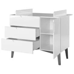 Roba Retro 2 Wickelkommode 3 Schubkästen, 1 Tür -Roba || Pinolino || Träumeland Verkäufe 1731807 retro2 wickelkommode f 02 2