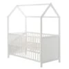 Roba Hausbett 70x140 Cm Weiß Umbaubar Zum Juniorbett