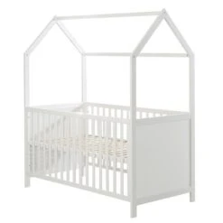 Roba Hausbett 70x140 Cm Weiß Umbaubar Zum Juniorbett