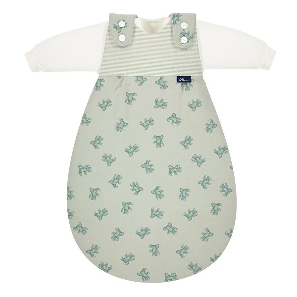 Alvi Baby Mäxchen BIO-Baumwoll-Jersey Teddy 1961 048-3 - 3-tlg. Schlafsack - Größe Wählen 1 Alvi Baby Mäxchen BIO-Baumwoll-Jersey Teddy 1961 048-3 - 3-tlg. Schlafsack - Größe Wählen