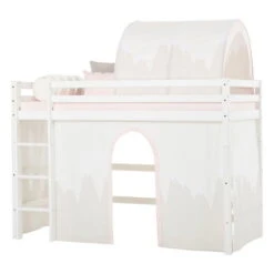 Hoppekids Mittelhohes Bett ECO Dream 90x200 Cm Mit Gerader Leiter | Teilbar -Roba || Pinolino || Träumeland Verkäufe 23 13 022 1