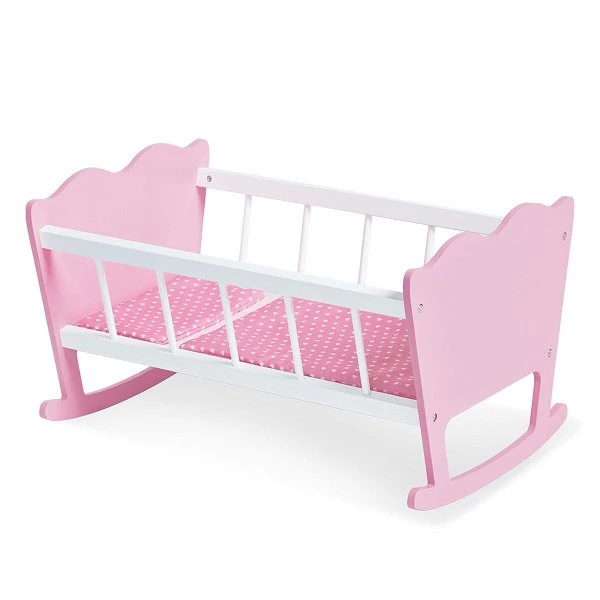 Pinolino Puppenwiege Jasmin Komplett, 4-teilig Rosa Und Weiß Lackiert Zum Toppreis 1 Pinolino Puppenwiege Jasmin Komplett, 4-teilig Rosa Und Weiß Lackiert Zum Toppreis