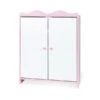Pinolino Puppenschrank Jasmin MDF, Weiß Und Rosa Lackiert