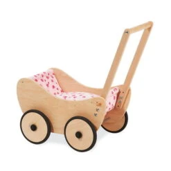 Pinolino Puppenwagen Trixi Inkl. Bettzeug Dessin Herzchen Rosa - Mit Bremssystem -Roba || Pinolino || Träumeland Verkäufe 262005 7 gr 3